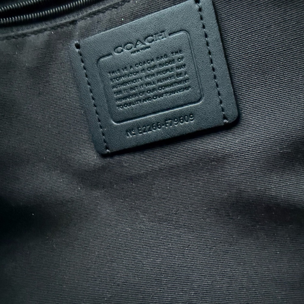 Coach Brown and Black Gallery Signature Tote Bag - Picture 11 of 16